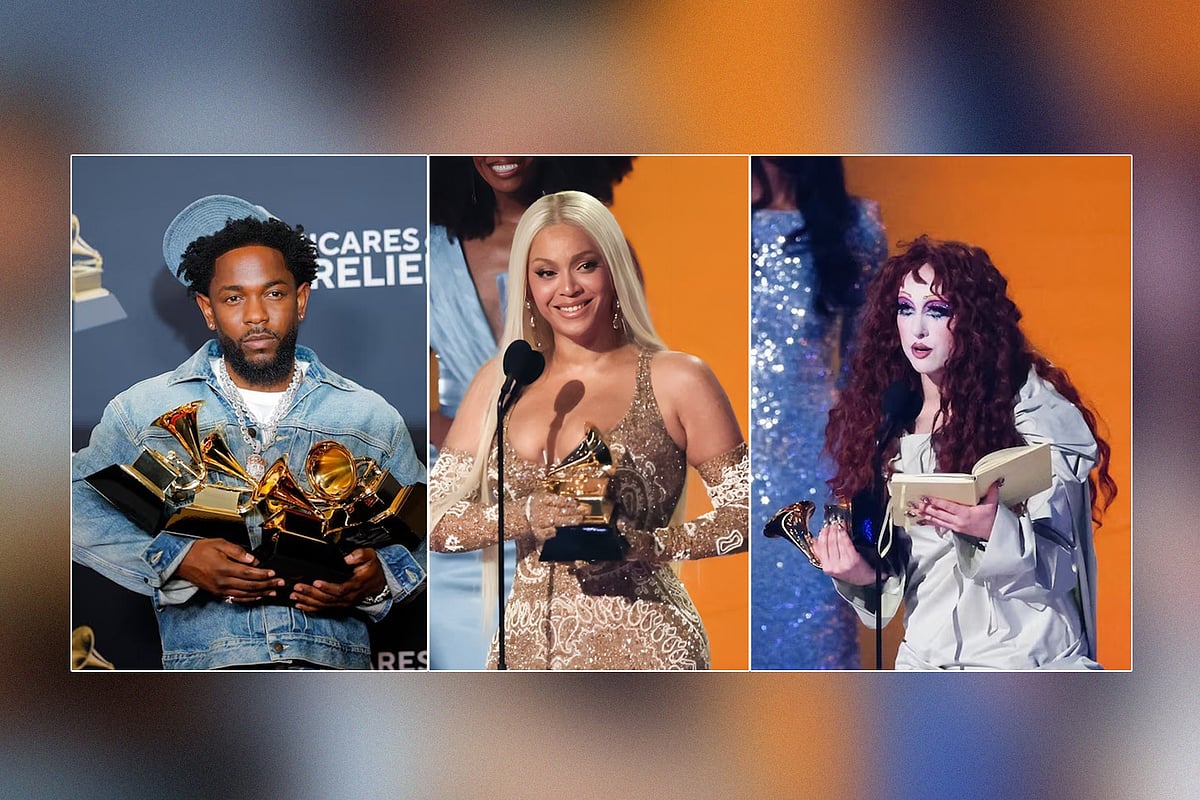 কেনড্রিক লামার, বিয়ন্সে, চ্যাপেল রোন। কোলাজ