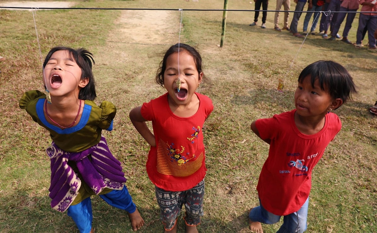 কচ্ছপতলী আলোর পাঠশালার বার্ষিক ক্রীড়া প্রতিযোগিতায় শিশুরা