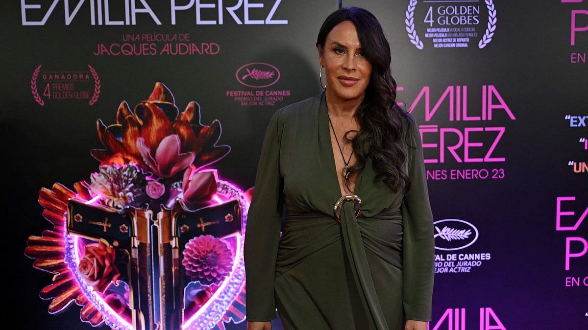 ‘এমিলিয়া পেরেজ’ অভিনেত্রী  কার্লা সোফিয়া গ্যাসকোন। এএফপি