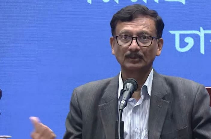 পররাষ্ট্র উপদেষ্টা মো. তৌহিদ হোসেন। বৃহস্পতিবার পররাষ্ট্র মন্ত্রণালয়ে এক সংবাদ সম্মেলনে