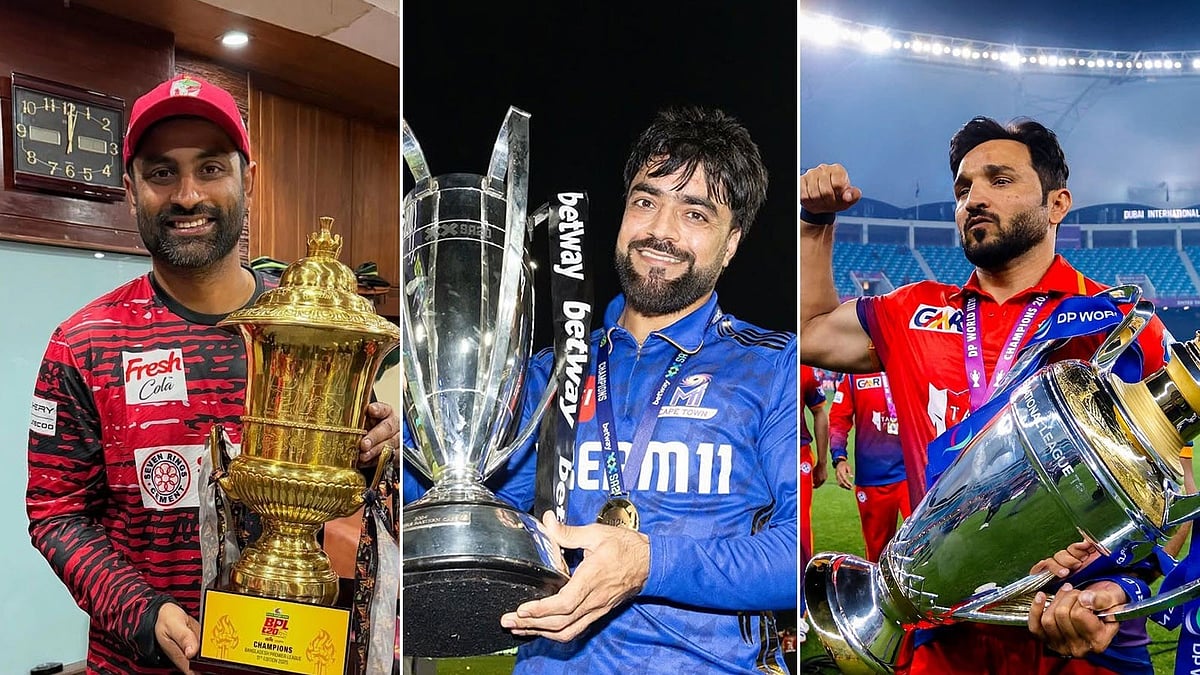 তামিম ইকবাল, রশিদ খান ও গুলবদিন নাইবের দল এ বছর বিপিএল, এসএ২০ ও আইএলটি২০–তে চ্যাম্পিয়ন হয়েছে