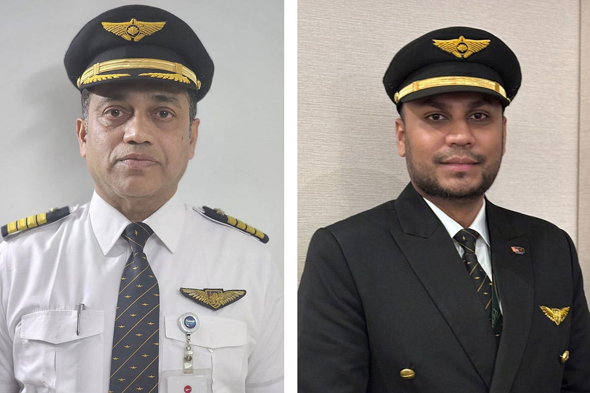 ক্যাপ্টেন মো. আবদুল বাসিত মাহতাব (বাঁয়ে) ও ক্যাপ্টেন সাদাত জামিল