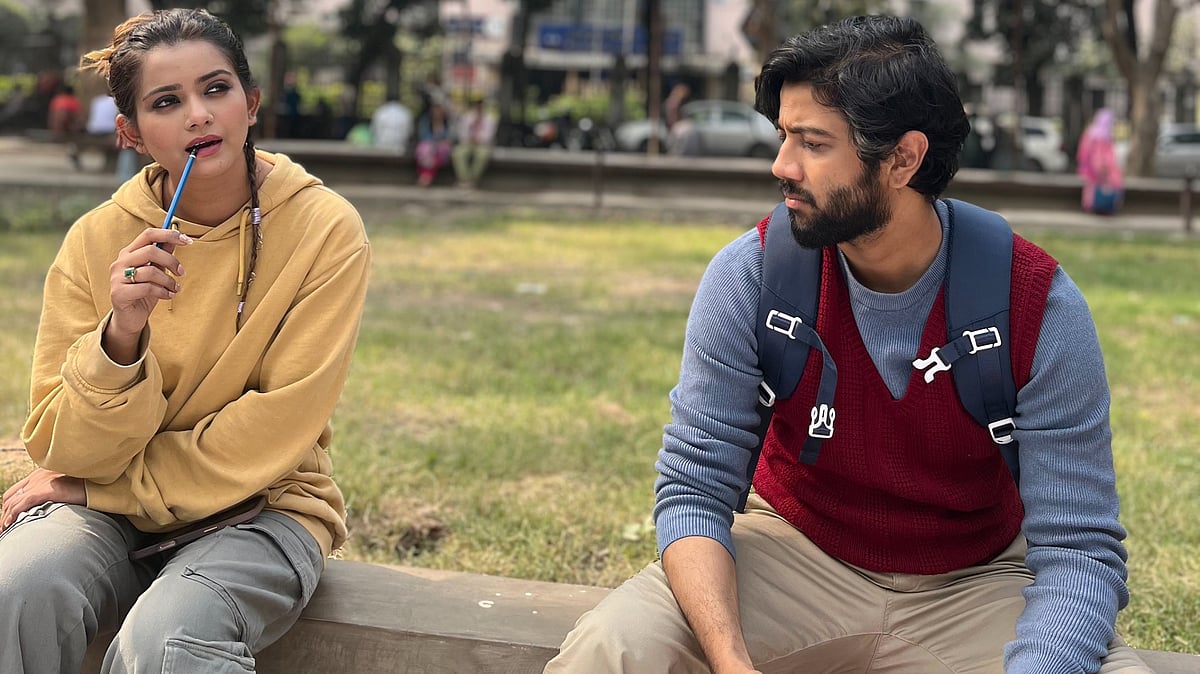 ‘ঘুমপরী’তে তিশা ও প্রীতম। চরকির সৌজন্যে