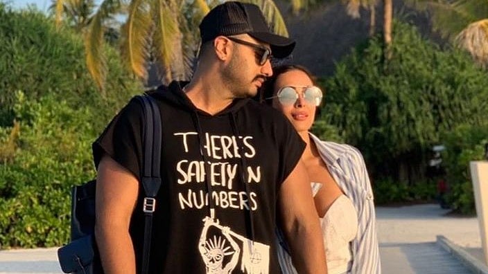 অর্জুন কাপুর ও মালাইকা অরোরা। মালাইকার ইনস্টাগ্রাম থেকে