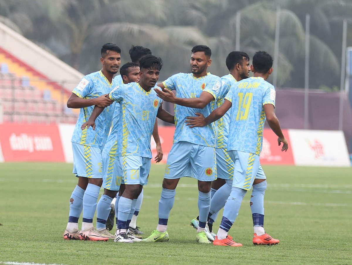 ইয়ংমেন্সকে ৬–১ গোলে হারিয়েছে আবাহনী লিমিটেড