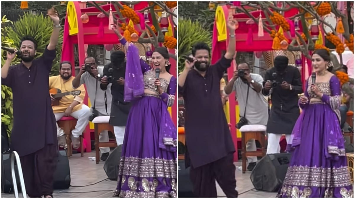 গায়েহলুদের অনুষ্ঠানের ফাঁস হওয়া স্থিরচিত্রে এভাবেই দেখা গেছে মেহজাবীন চৌধুরী ও আদনান আল রাজীবকে