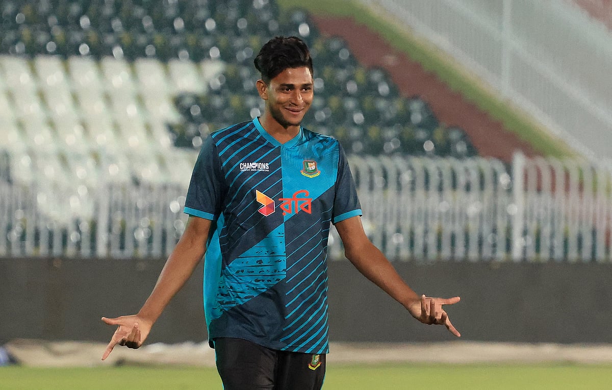 রাওয়ালপিন্ডি স্টেডিয়ামে কাল অনুশীলনে নাহিদ রানা