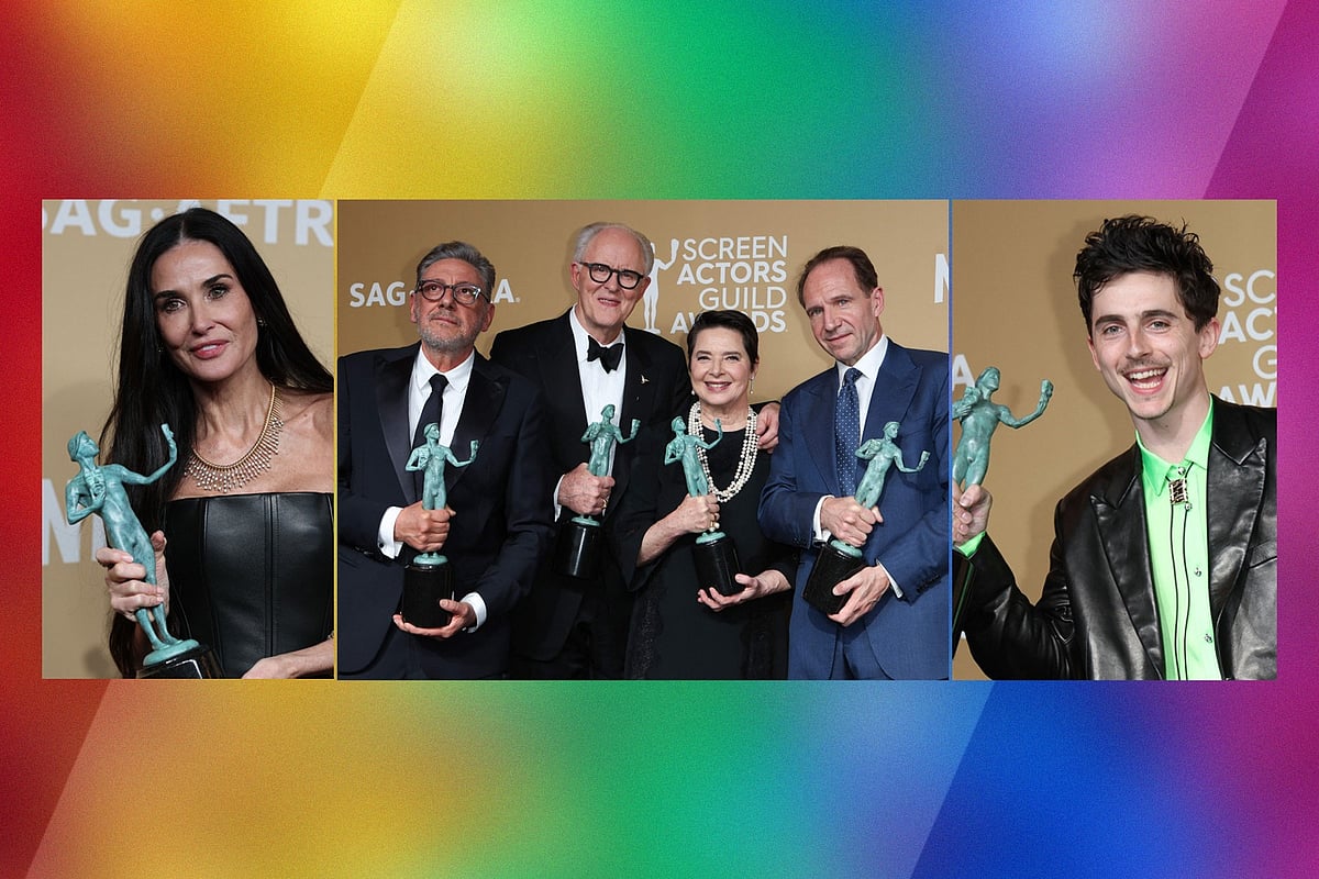 স্যাগ অ্যাওয়ার্ডসে পুরস্কার জিতলেন কারা। কোলাজ