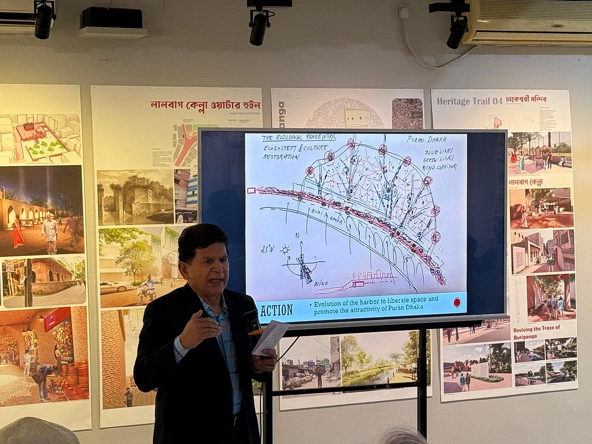 ‘পুরান ঢাকা থেকে শিক্ষা’ শীর্ষক আলোচনা সভায় বক্তব্য দেন পাওয়ার অ্যান্ড পার্টিসিপেশন রিসার্চ সেন্টারের (পিপিআরসি) নির্বাহী পরিচালক হোসেন জিল্লুর রহমান। ঢাকা, ২৫ ফেব্রুয়ারি