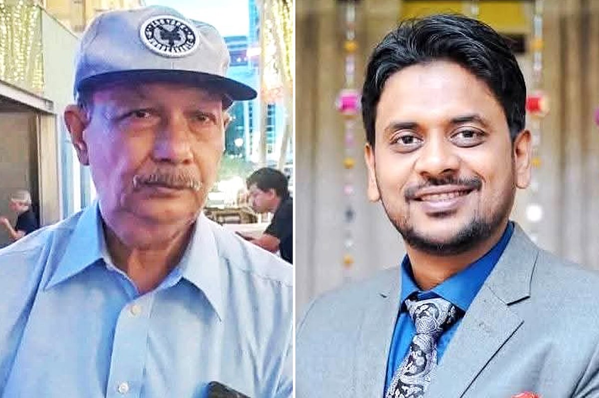 জামালপুর আইনজীবী সমিতির নির্বাচনে সভাপতি পদে বিজয়ী গোলাম নবী (বাঁয়ে) ও সাধারণ সম্পাদক পদে রিশাদ রেজওয়ান