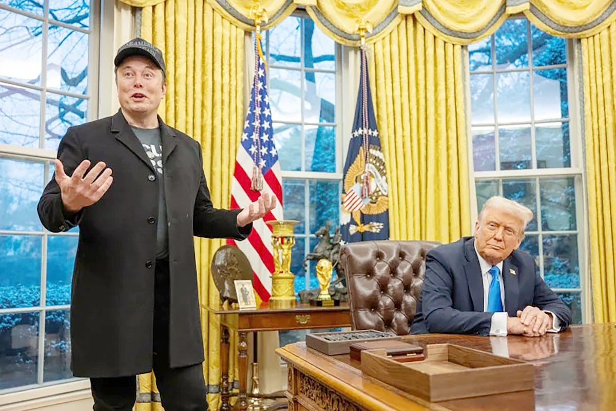 ডোনাল্ড ট্রাম্প ও ইলন মাস্ক