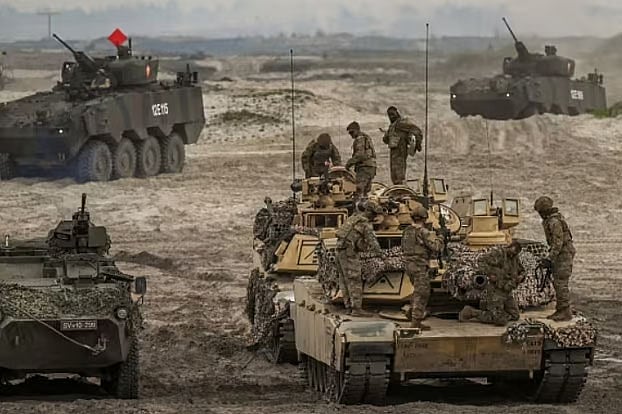 ন্যাটো জোটের সামরিক মহড়া স্টিডফাস্ট ডিফেন্ডার ২০২৪–এর একটি দৃশ্য