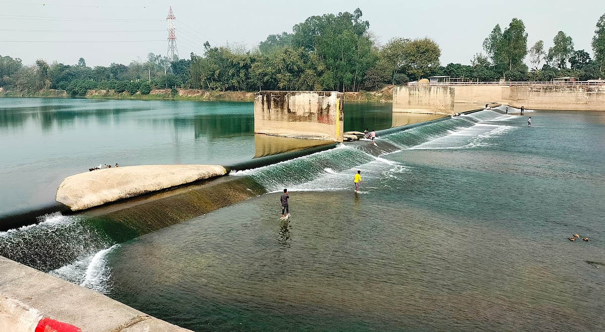 দিনাজপুর সদর উপজেলায় মোহনপুর রাবার ড্যাম ছিদ্র হয়ে যাওয়ায় সেচের জন্য নদীর পানি ধরে রাখা সম্ভব হয়নি