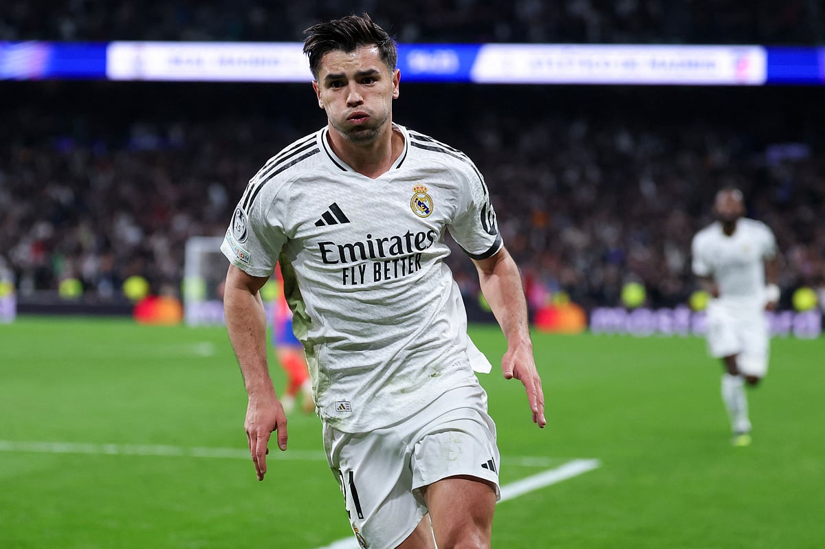 রিয়াল মাদ্রিদকে জয় এনে দেওয়া গোলের পর ব্রাহিম দিয়াজ