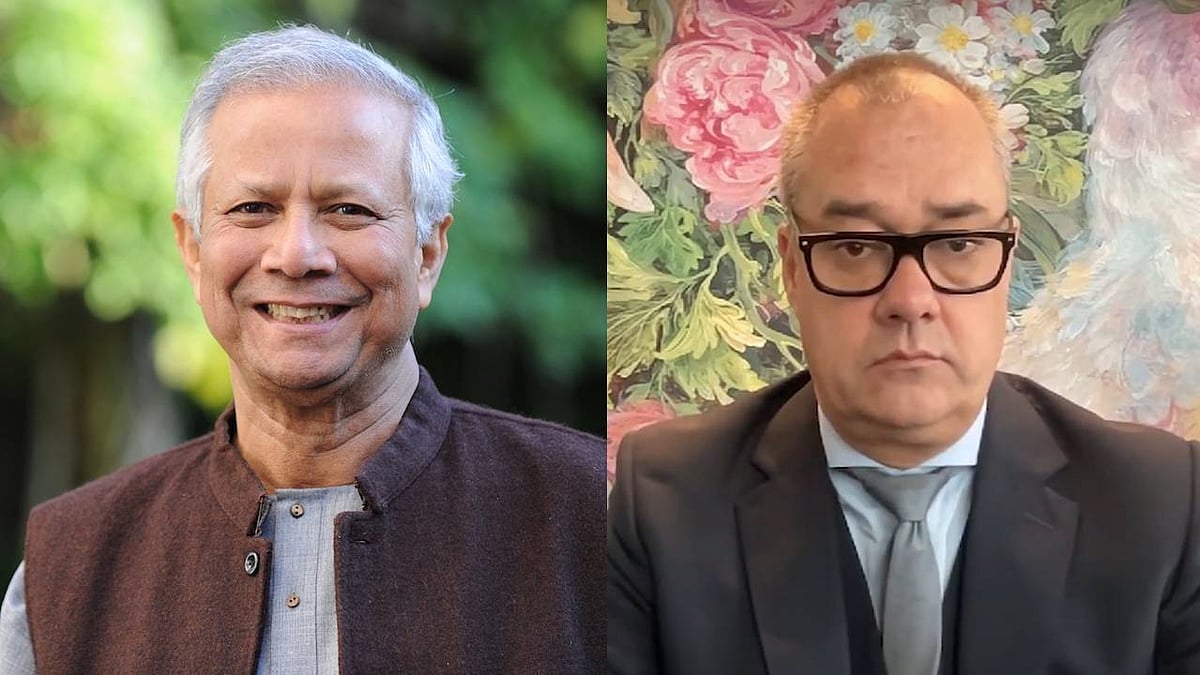 প্রধান উপদেষ্টা অধ্যাপক মুহাম্মদ ইউনূস এবং আন্তর্জাতিক অপরাধ ট্রাইব্যুনালের প্রধান কৌঁসুলির বিশেষ উপদেষ্টা টবি ক্যাডম্যান