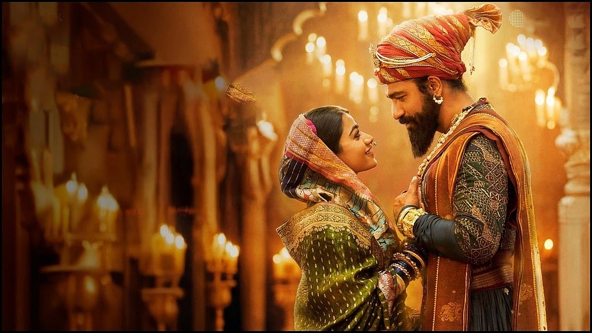 ‘ছাবা’ সিনেমায় রাশমিকা ও ভিকি কৌশল। আইএমডিবি