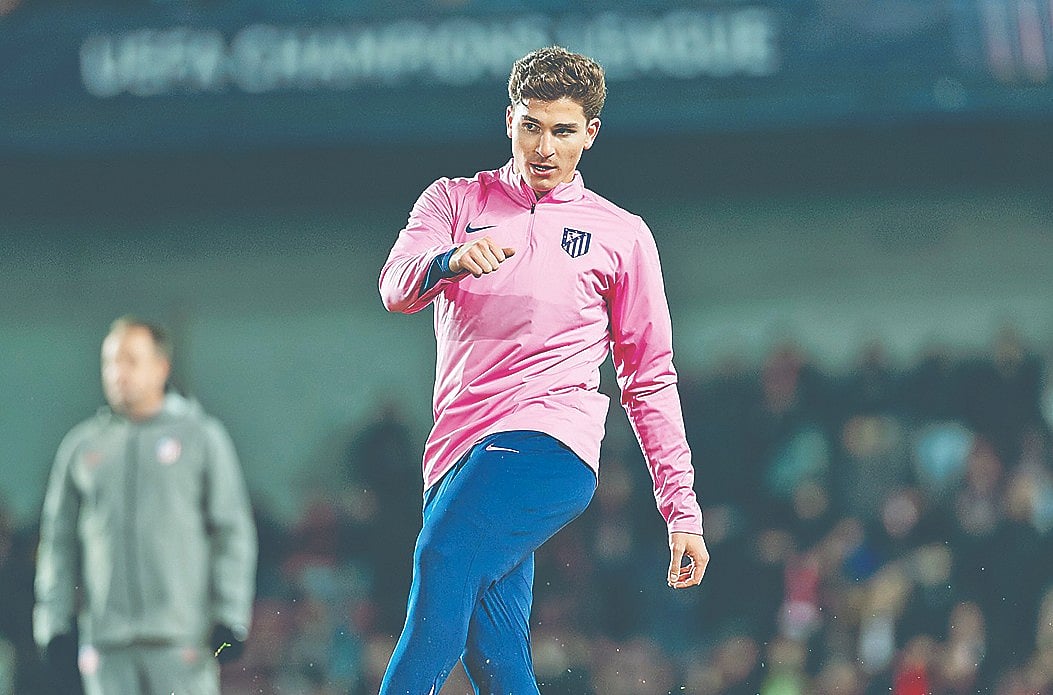 আতলেতিকো মাদ্রিদের আর্জেন্টাইন ফরোয়ার্ড হুলিয়ান আলভারেজ