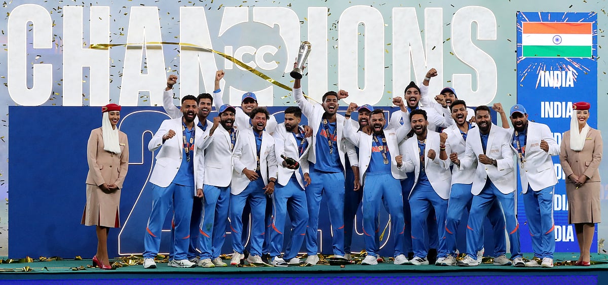 ২০২৫ চ্যাম্পিয়নস ট্রফির শিরোপা জিতেছে ভারত