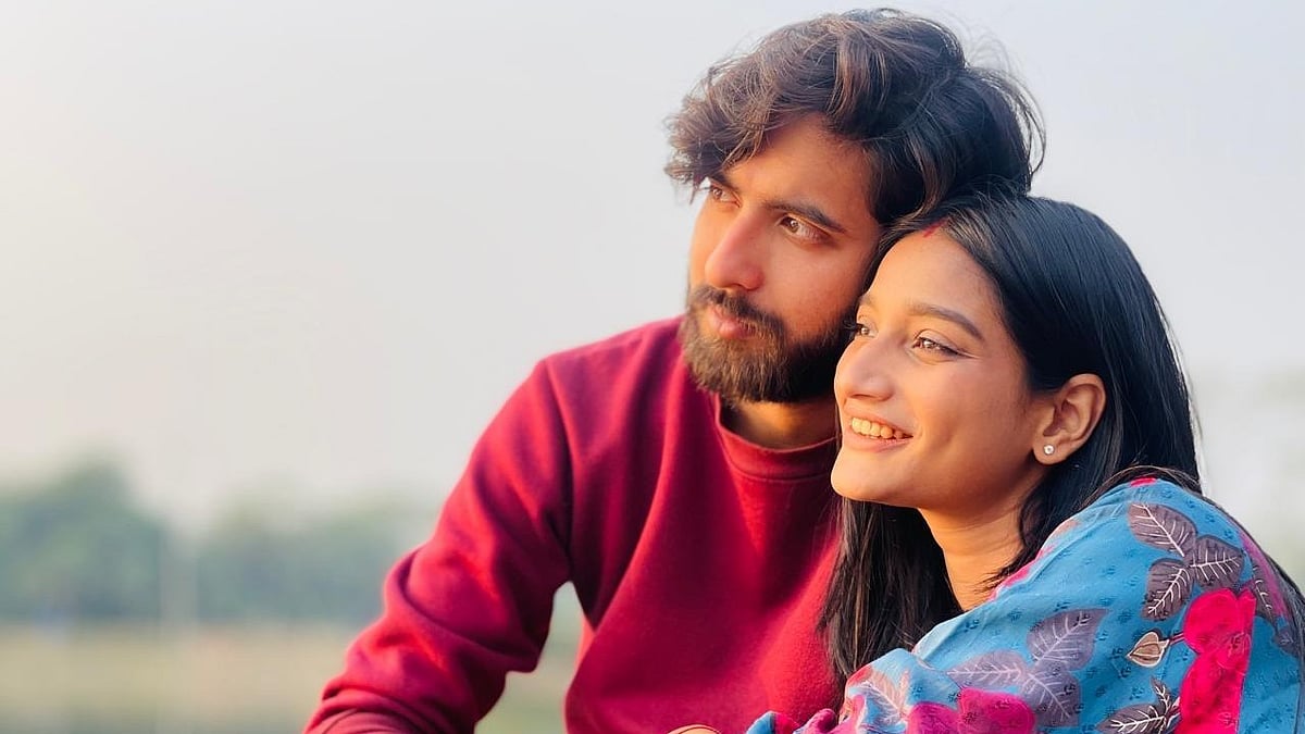 প্রান্তর ও নেহা। শিল্পীর সৌজন্যে