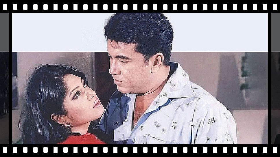 সিনেমার দৃশ্যে মৌসুমী ও মান্না। ভিডিও থেকে