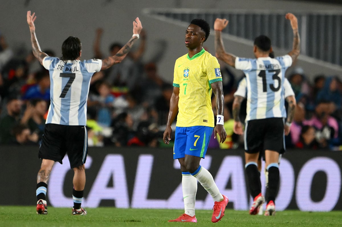 গোল হজমের পর হতাশ ব্রাজিল তারকা ভিনিসিয়ুস