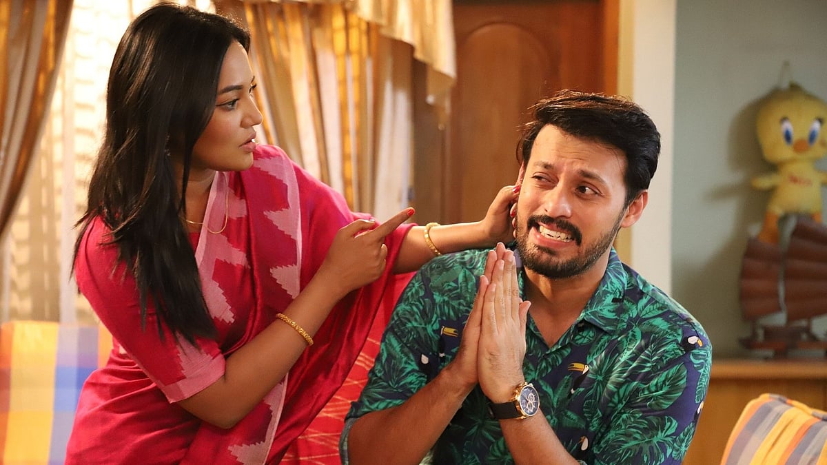 ‘ঘরের কথা ঘরেই থাক’ নাটকে ইরফান সাজ্জাদ ও সামিরা খান মাহি