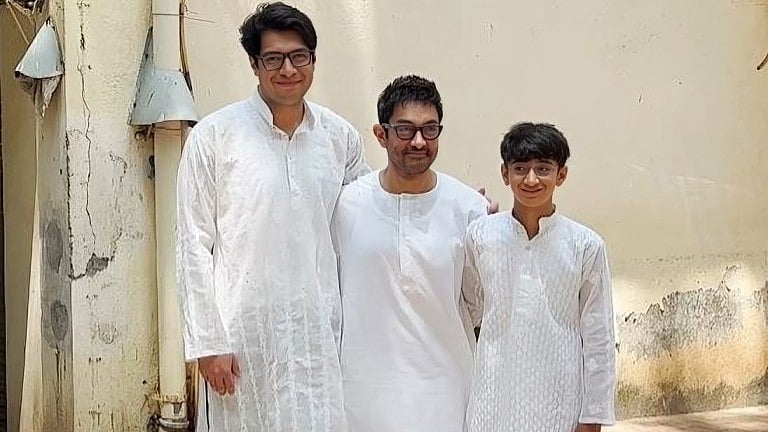 সন্তানদের নিয়ে আমির খান