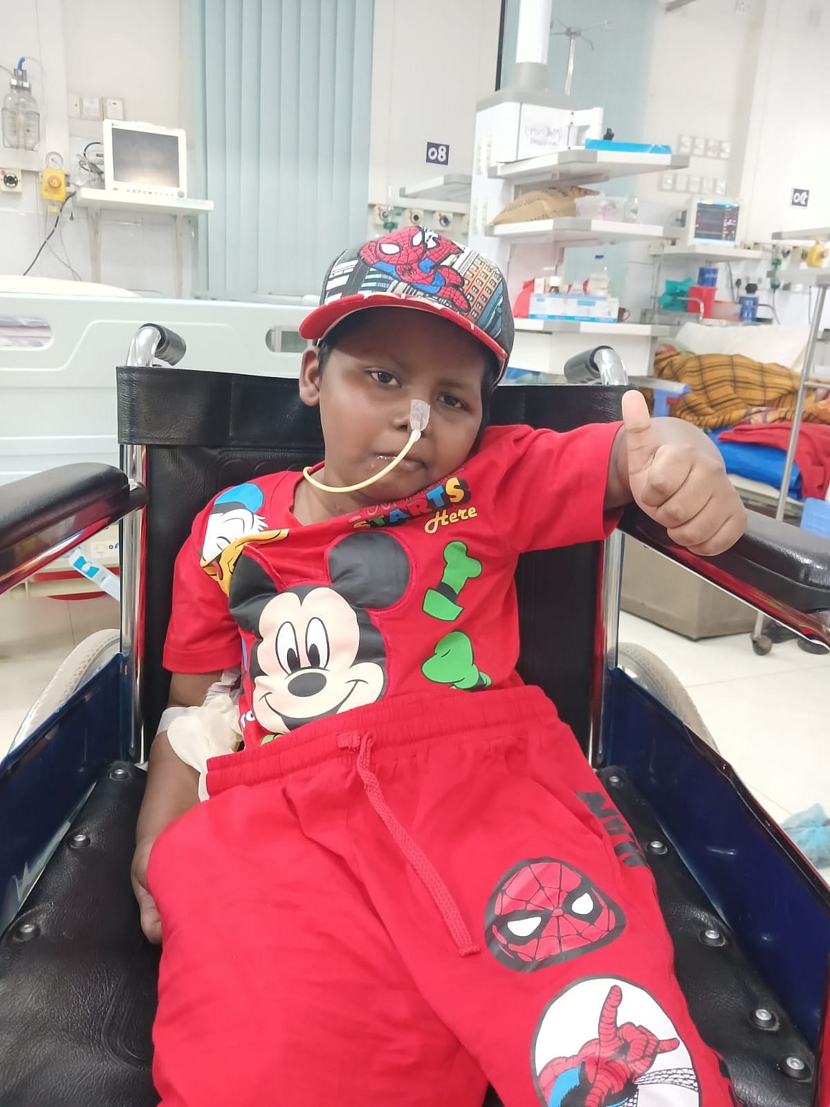 দেশে ফেরার পর শিশু মুসা