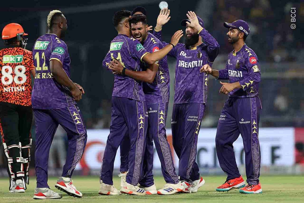 হায়দরাবাদকে বড় ব্যবধানে হারিয়েছে কলকাতা।