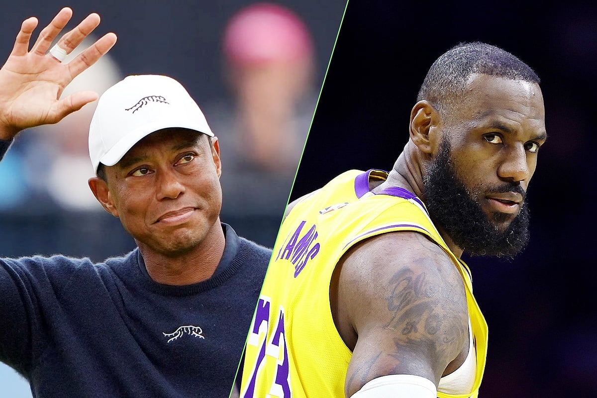 টাইগার উডস ও লেব্রন জেমস