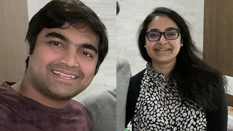 রিপলিংয়ের সহপ্রতিষ্ঠাতা প্রসন্ন শঙ্কর ও তাঁর স্ত্রী দিব্যা শশীধর