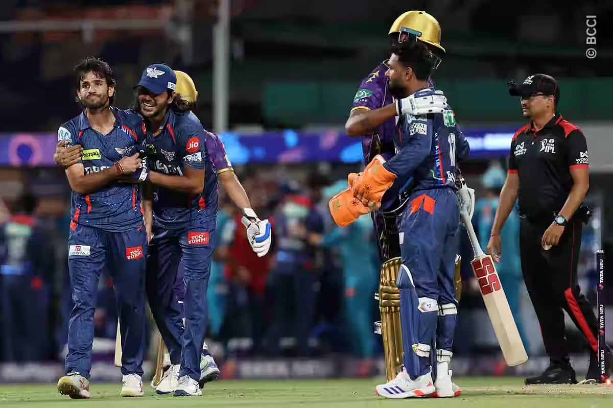 কলকাতাকে ৪ রানে হারিয়েছে লক্ষ্ণৌ