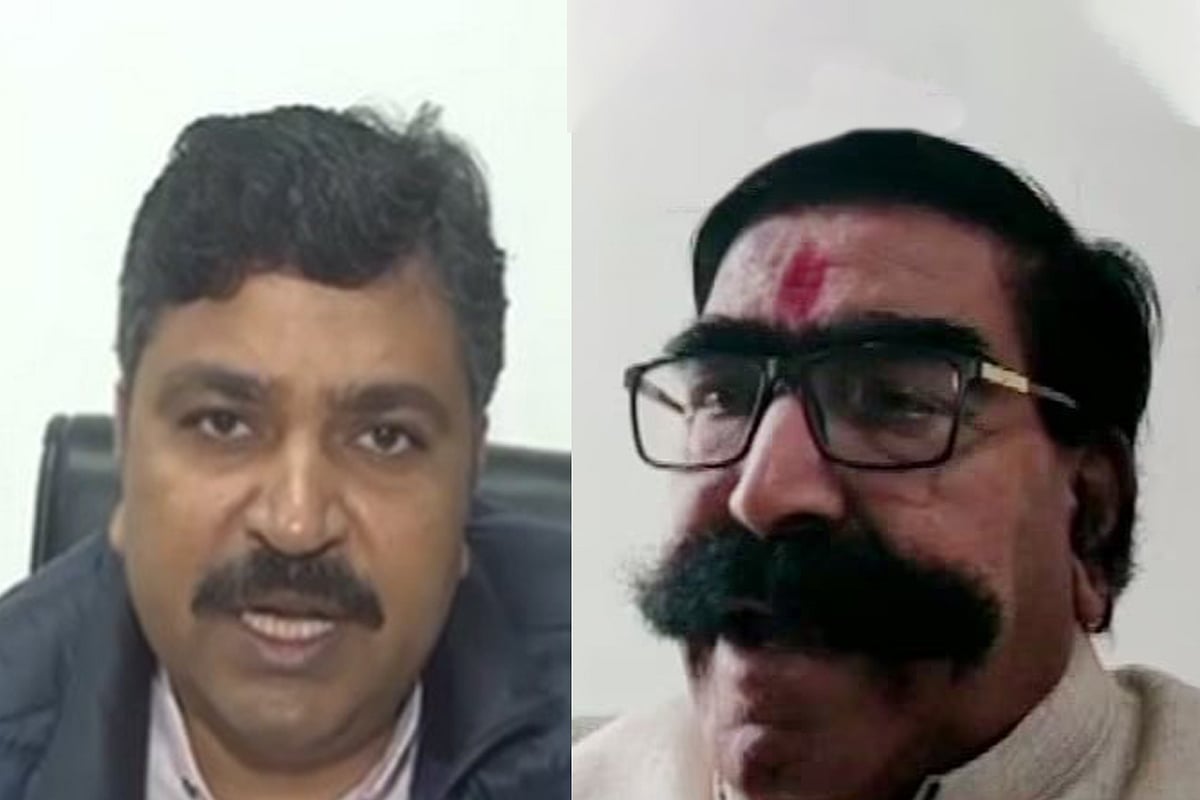 রাজস্থান বিধানসভার বিরোধী নেতা টিকারাম জুলি ও বিজেপি নেতা জ্ঞানদেব আহুজা