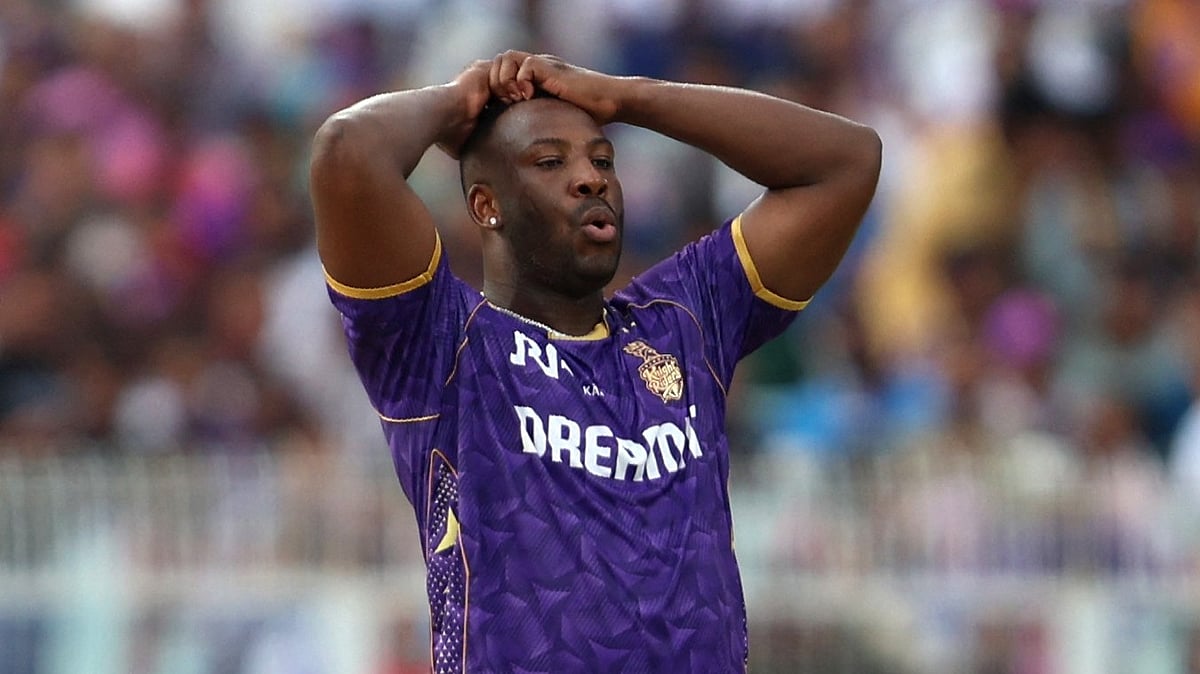 কলকাতা নাইট রাইডার্সের ক্যারিবীয় অলরাউন্ডার আন্দ্রে রাসেল