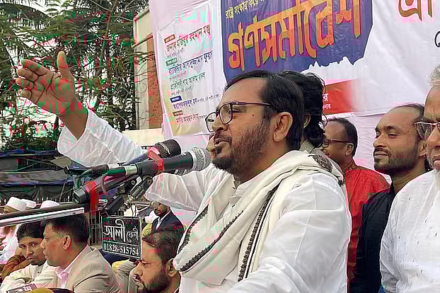 আমার বাংলাদেশ পার্টির (এবি পার্টি) চেয়ারম্যান মজিবুর রহমান মঞ্জু ফাইল