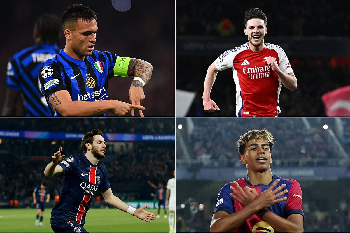 ইন্টার মিলানের লাওতারো মার্তিনেজ, আর্সেনালের ডেকলান রাইস, পিএসজির খিচা কাভারাস্কেইয়া ও বার্সেলোনার লামিনে ইয়ামাল চ্যাম্পিয়নস লিগ কোয়ার্টার ফাইনালের প্রথম লেগে ঝলক দেখিয়েছেন