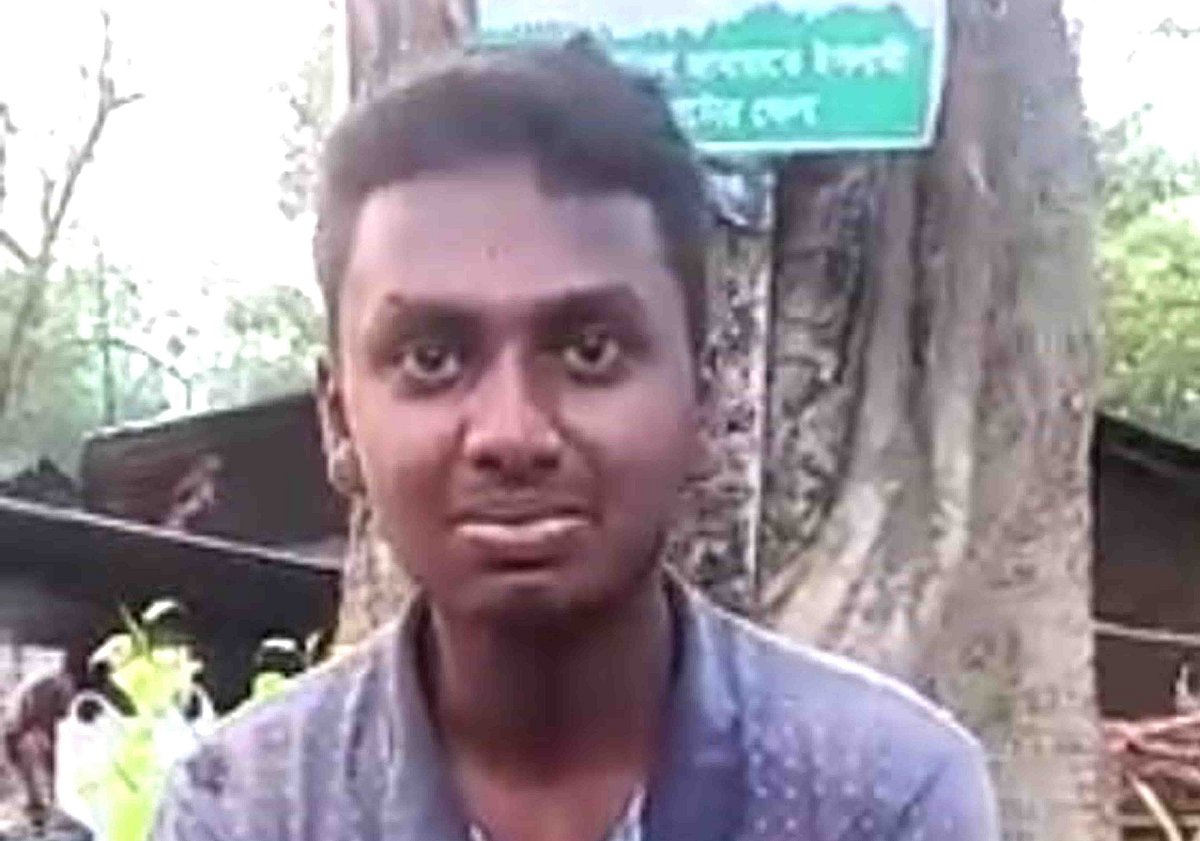 উদ্ধারের পর এসএসসি পরীক্ষার্থী মুনতেহা এহসান