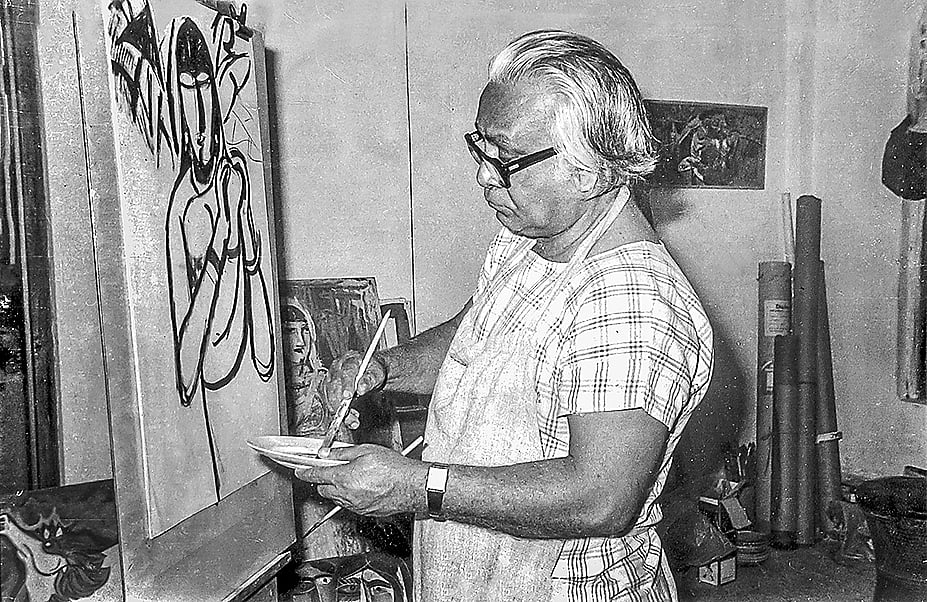 পটুয়া কামরুল হাসানের তুলির টানে টানে ফুটে উঠত বাংলার নকশা, কৃষ্টি, ঐতিহ্য