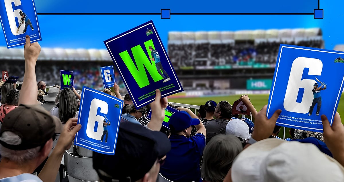 ছক্কা, উইকেটে ফিলিস্তিন শিশুদের সহায়তা করবে পিএসএলের দল মুলতান সুলতানস।