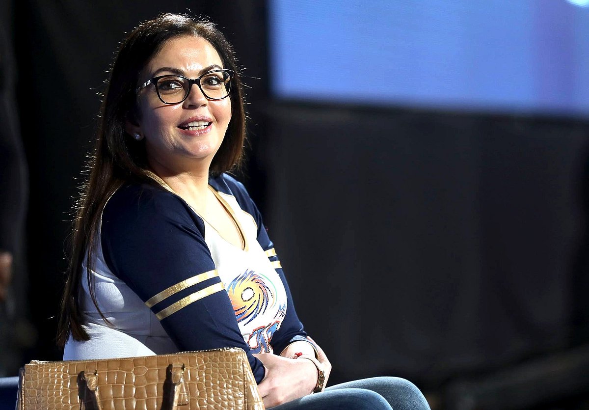 মুম্বাই ইন্ডিয়ানসের মালিক ও রিলায়েন্স গ্রুপের অন্যতম কর্ণধার নীতা আম্বানি