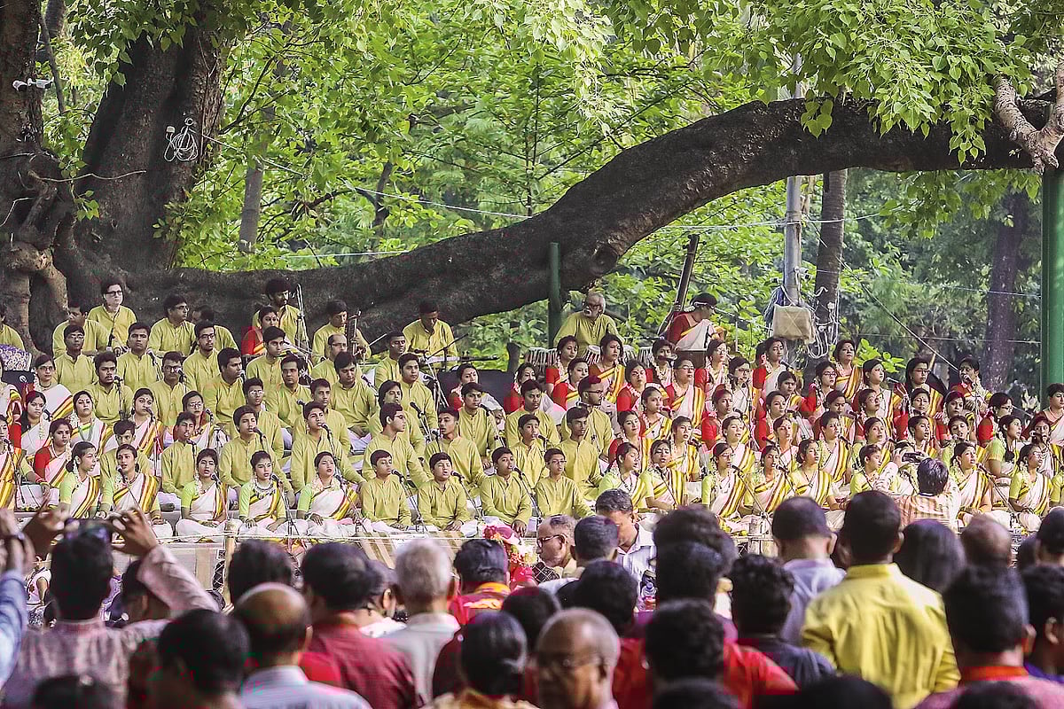 রমনার বটমূলে ছায়ানটের বর্ষবরণ অনুষ্ঠান, পয়লা বৈশাখ ১৪২৫