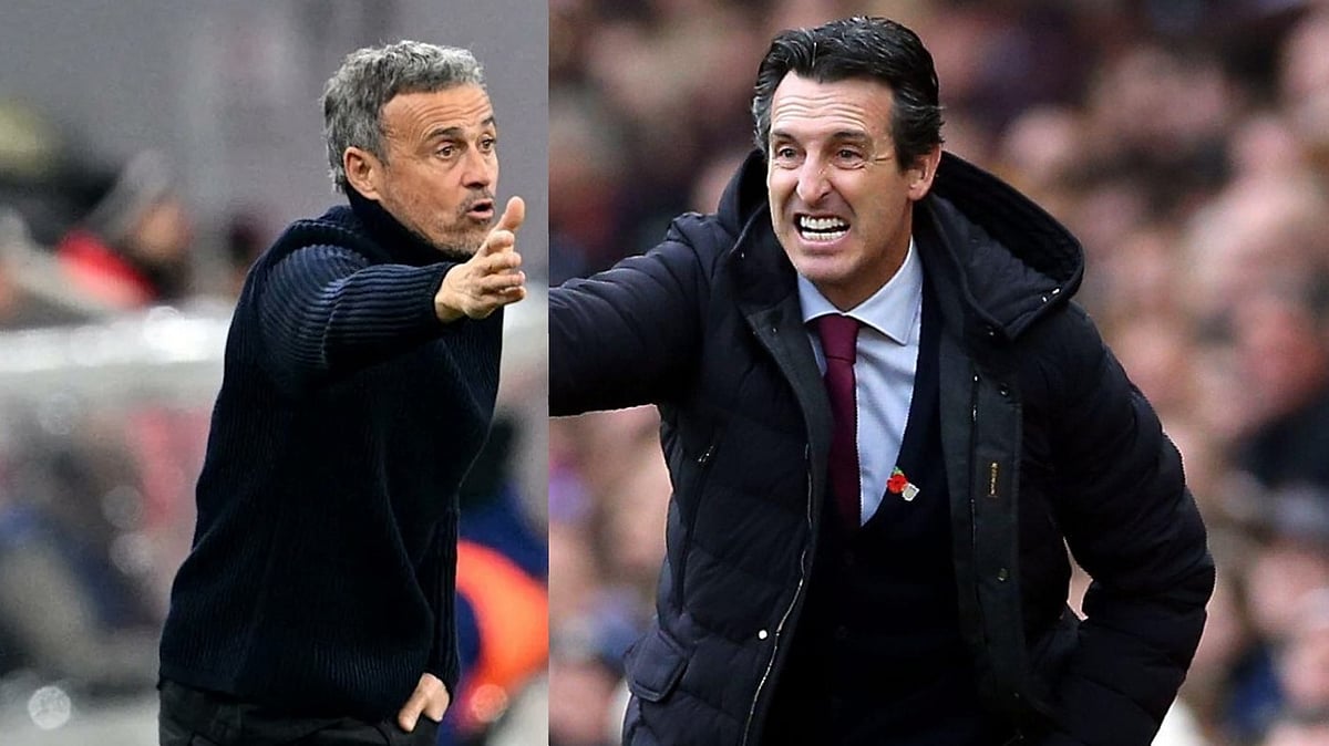 পিএসজি কোচ লুইস এনরিকে ও অ্যাস্টন ভিলা কোচ উনাই এমেরি