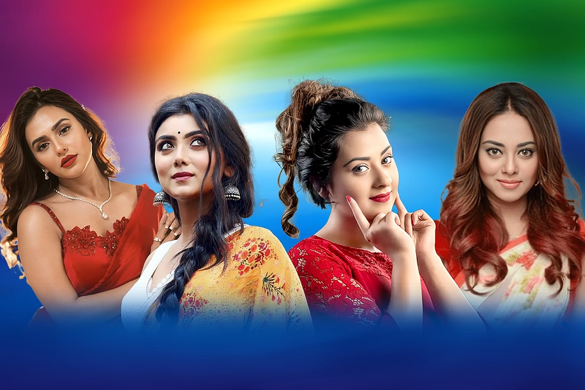 ঈদের ছবির নায়িকাদের মধ্যে কে কেমন করলেন। কোলাজ