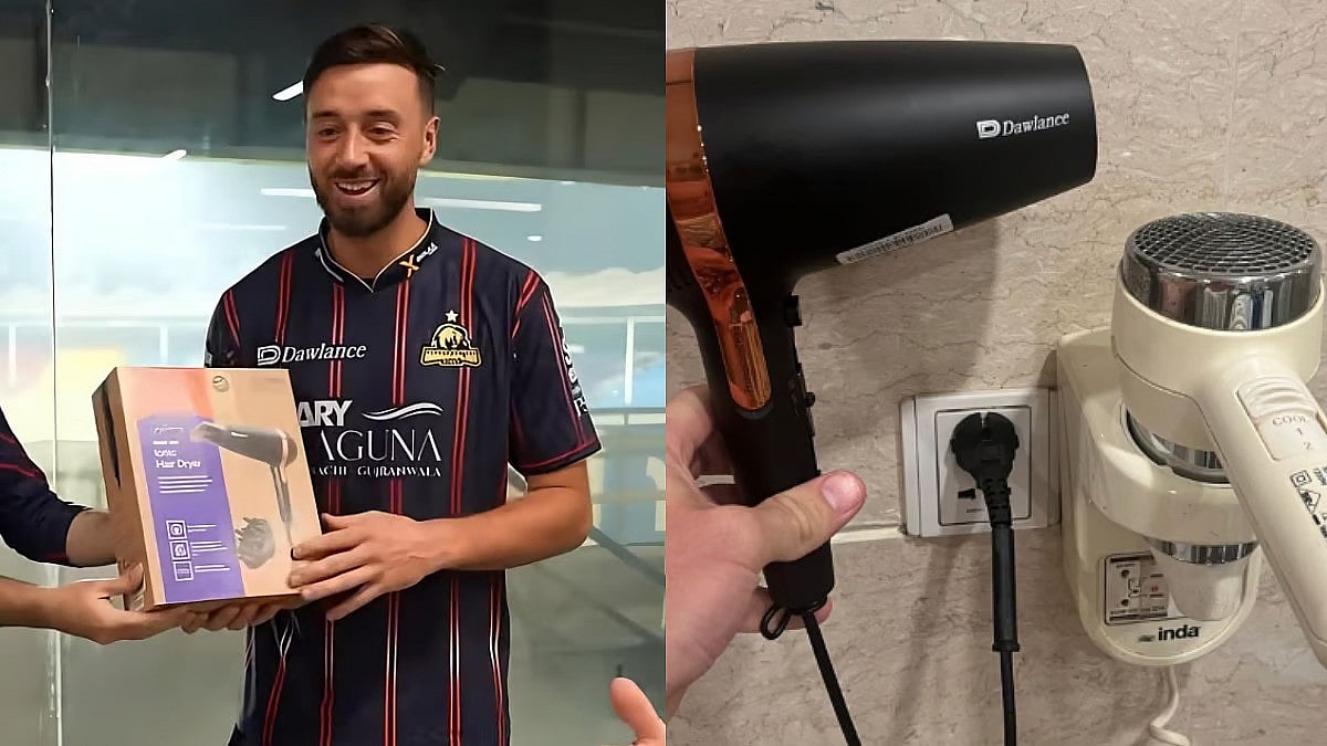 জেমস ভিন্সকে চুল শুকানোর মেশিন উপহার দিয়েছে তাঁর দল করাচি কিংস