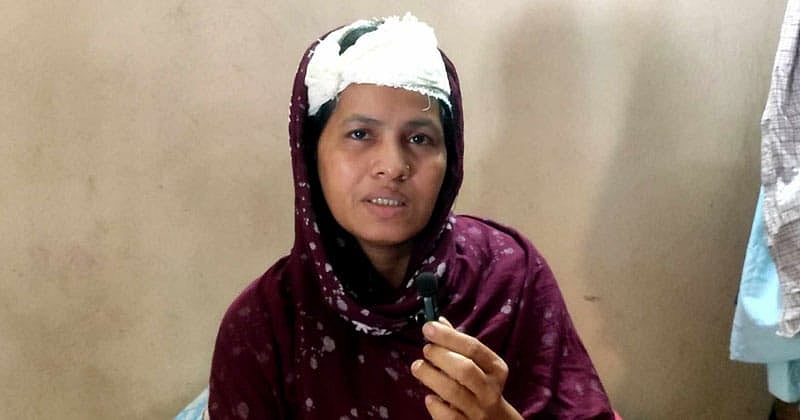 আহত তাহেরা আকতার