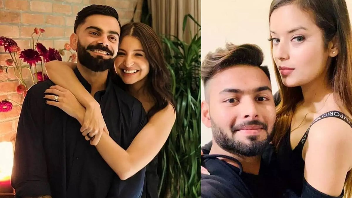 বিরাট কোহলি ও তাঁর স্ত্রী আনুশকা শর্মা এবং ঋষভ পন্ত ও তাঁর প্রেমিকা ইশা নেগি