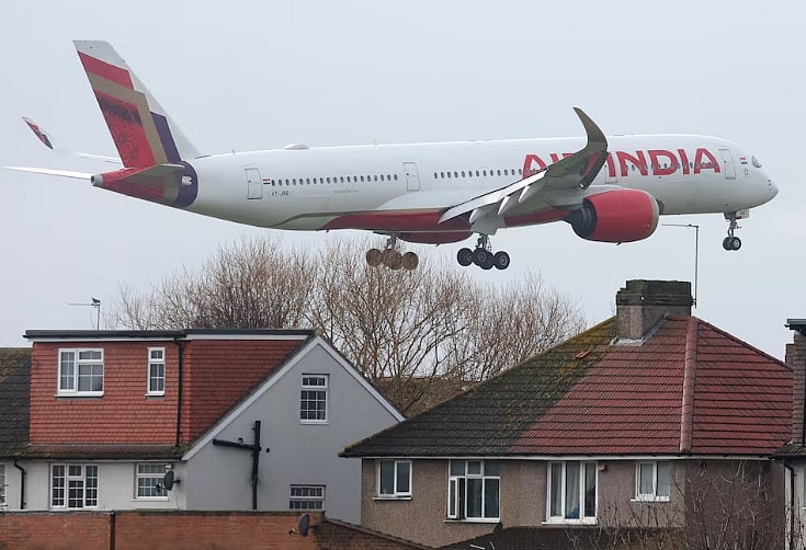 এয়ার ইন্ডিয়ার একটি উড়োজাহাজ