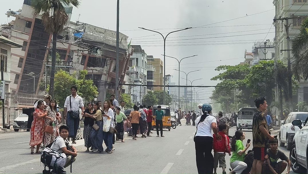 গত ২৮ মার্চ ভয়াবহ ভূমিকম্পে কেঁপে উঠেছিল মিয়ানমার