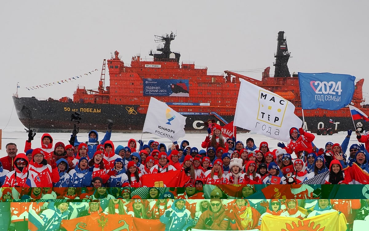 ২০২৪ সালে রোসাটমের সহায়তায় আইসব্রেকার অব নলেজের অধীনে উত্তর মেরু অভিযানে শিক্ষার্থীরা