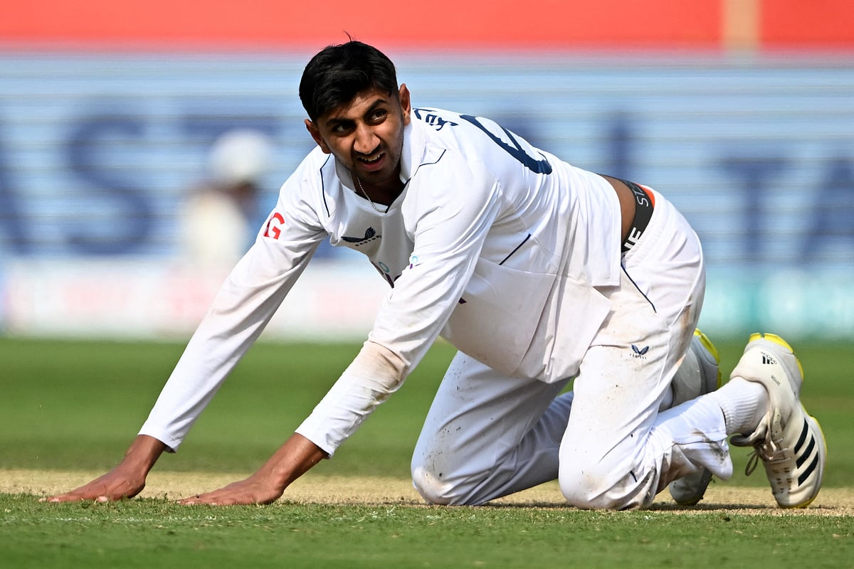 ইংলিশ অফ স্পিনার শোয়েব বশির।